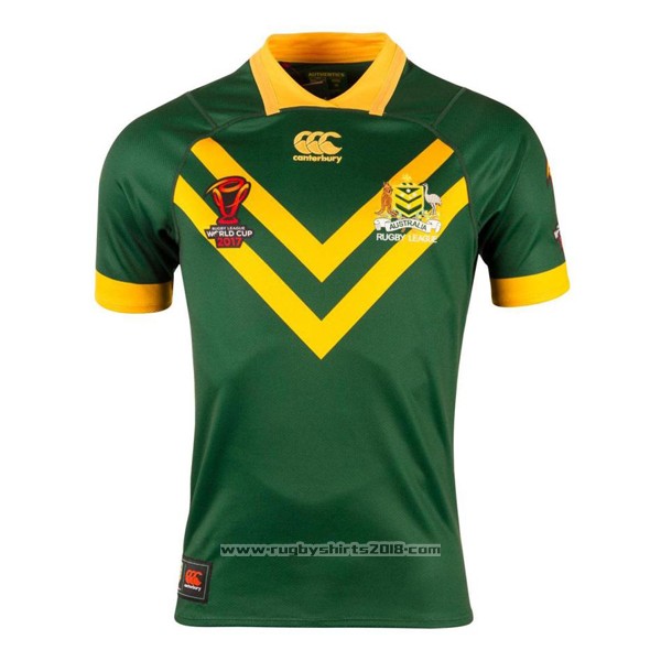 Australia Rugby Shirt Kangaroos 2017 Home | rugbyshirts2018.com
